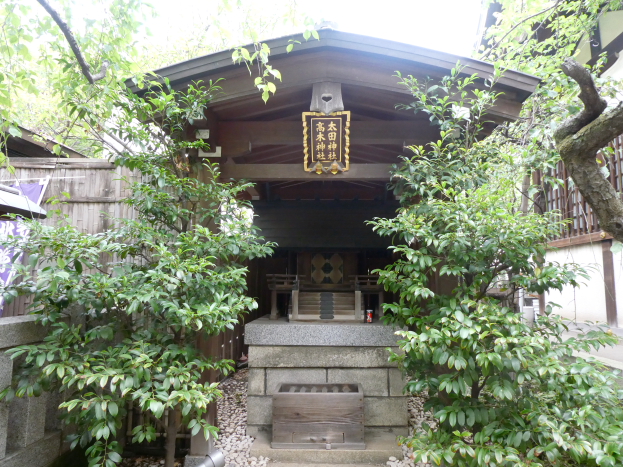 牛天神北野神社の境内社　大田神社と高木神社