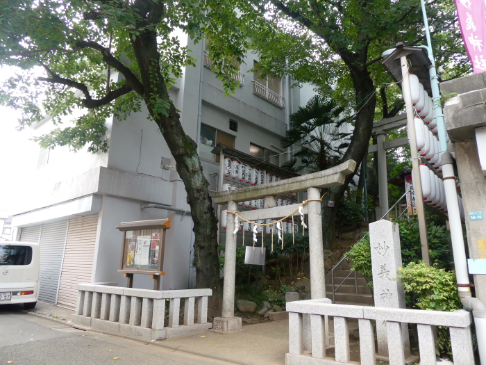 豊島区駒込妙技神社の一の鳥居
