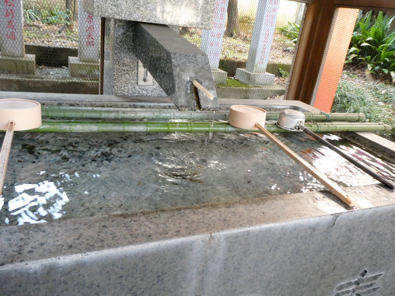 板橋区_熊野神社の手水舎
