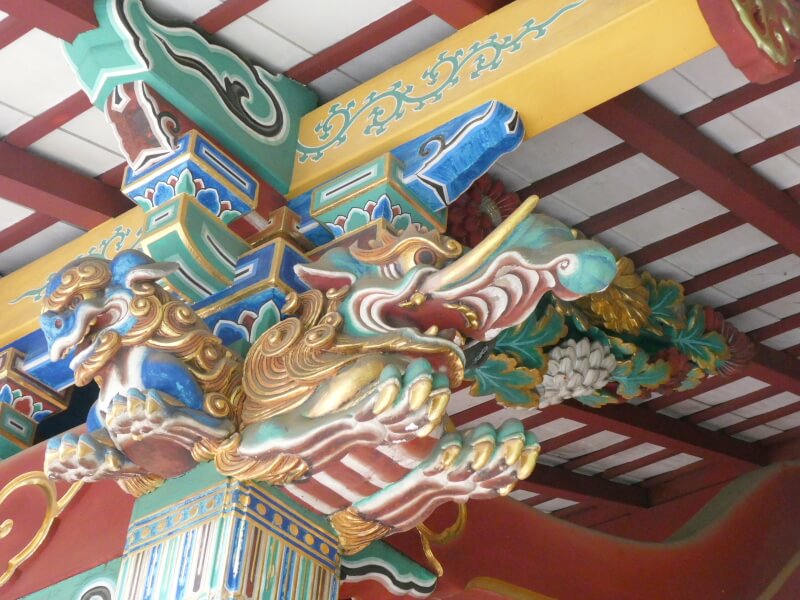 渋谷区_金王八幡宮　社殿の彫刻